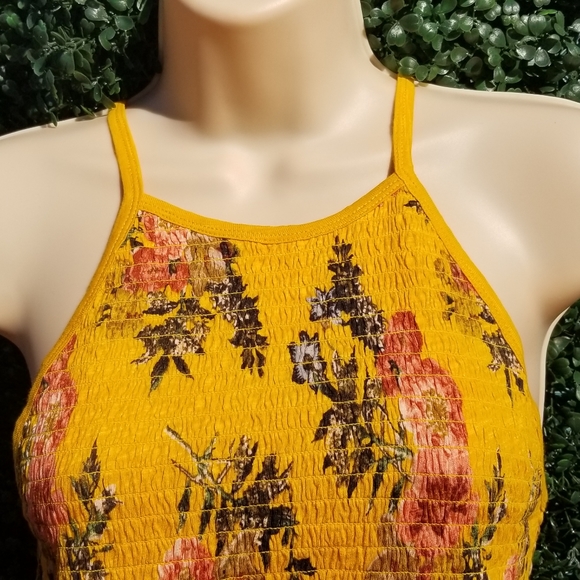 Torrid Floral Smocked Babydoll size 00 (10) - Picture 3 of 6